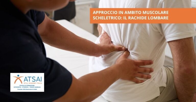 Corso ATSAI ECM approccio muscolare scheletrico rachide lombarde